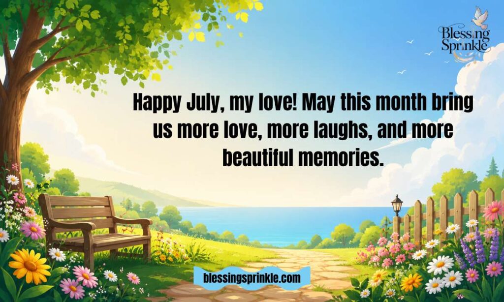 Romantic July Wishes for Your Partner