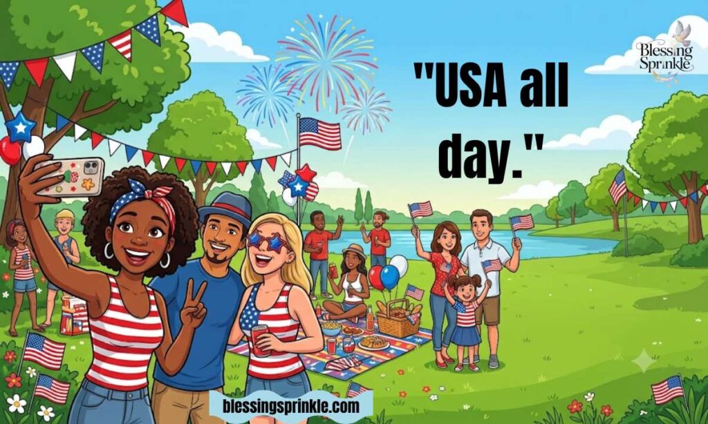 Short 4th of July Captions for Social Media