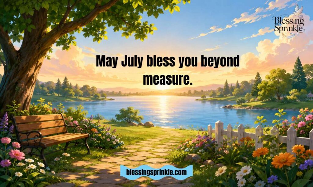Short July Blessings