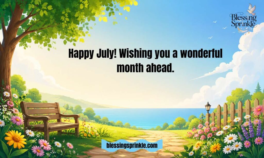 Short July Wishes for Cards and Text Messages