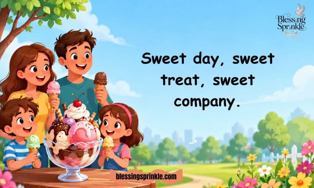 Short National Ice Cream Day Blessings for Quick Sharing