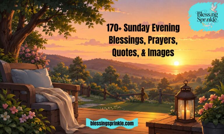 Sunday Evening Blessings