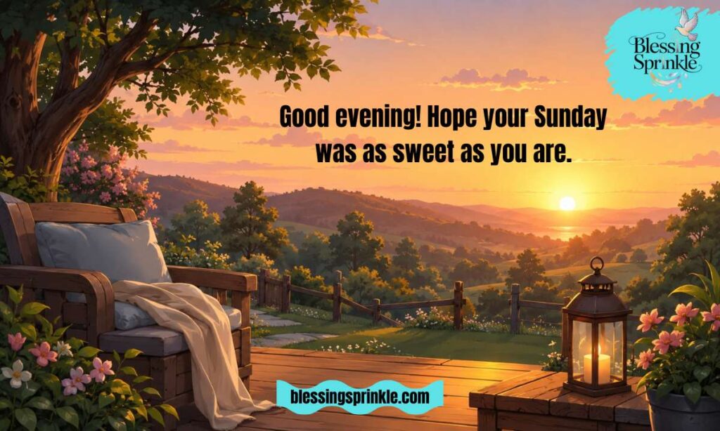 Sweet and Adorable Good Evening Greetings