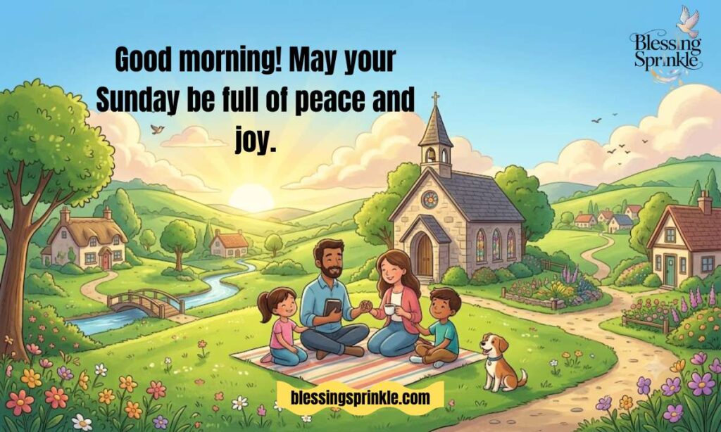 Sweet and Short Good Morning Sunday Blessings