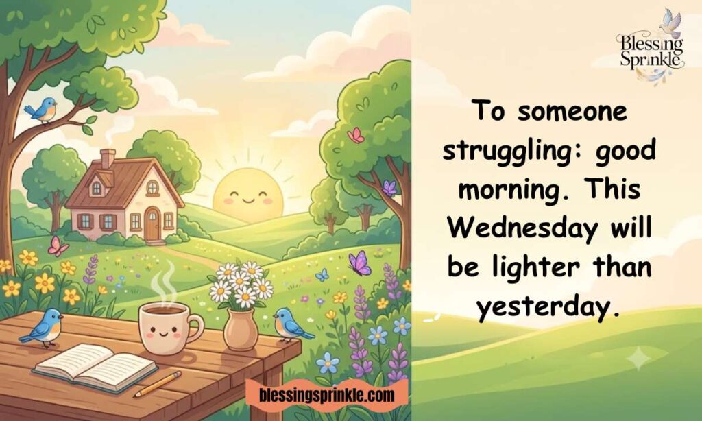 Wednesday Blessings for Special People (Sister, Brother, Boss, Someone Struggling)